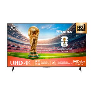 TV LED 70" SMART UHD 4K HISENSE 70A6NV