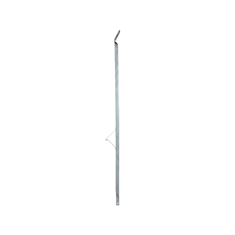 Puntal angular acero 1-3/4" x 1-3/4" x 3/16" x 84" Victory, vista lateral completa de la pieza metálica galvanizada