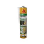 Sikaflex 1A Purform Sika de 300 ml, cartucho blanco y amarillo con boquilla plástica blanca