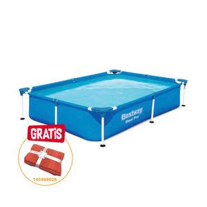 PISCINA RECTANGULAR C/MARCO 2.21M X 1.50M X43CM BESTWAY