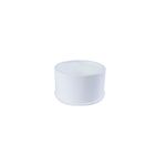 Reductor PVC liso agua potable 3"x1" Amanco, vista superior del interior del accesorio blanco