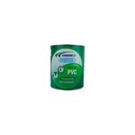 Pega PVC transparente Amanco de 1 galón Durman, envase metálico cilíndrico de color verde y blanco