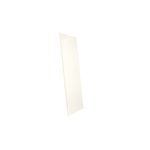 Puerta metal lisa 80 cm x 210 cm Puertas Globales, vista lateral angulada que muestra el grosor de la hoja