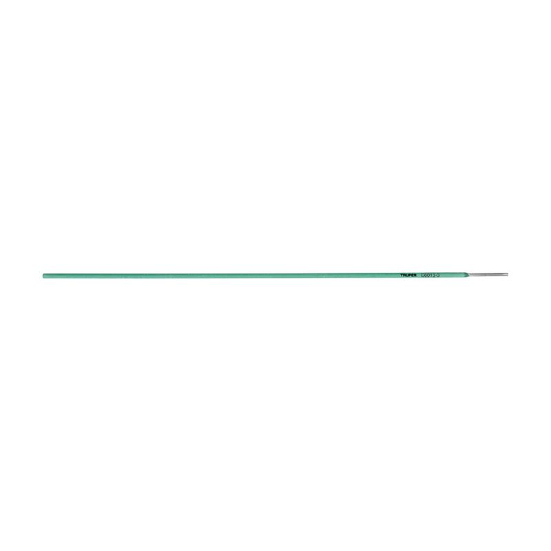 Soldadura 6013 3/32 pulgadas Truper de 1 kg y 2.2 lbs, electrodo individual de color verde con punta metálica