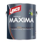 Base látex máxima Lanco accent satín galón Lanco, envase metálico con etiqueta gris y logo rojo