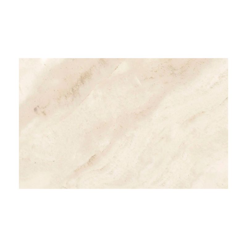 Azulejo 25x40 mármol Mare beige FD 1A BR Porcelanite, vista frontal de la pieza con vetas naturales y acabado brillante