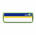 Toma hembra NEMA L5-15P 15 A/125 V media vuelta grado industrial Leviton, empaque rectangular en colores verde, azul y blanco