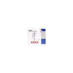 Base para fotocelda con brazo 125/220 V Eagle, empaque de cartón blanco con ilustración del producto y marca