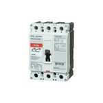 Main breaker tipo ED 3x150 240V CH Eaton, vista frontal del interruptor eléctrico industrial en color blanco y gris
