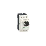 Guardamotor 17-23 amp accionamiento giratorio D09-D3 Schneider Electric, vista frontal del dispositivo blanco y negro