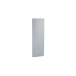 Cubierta superficial NF/NQ 50" NC62S Square D, panel metálico gris con puerta y cerraduras