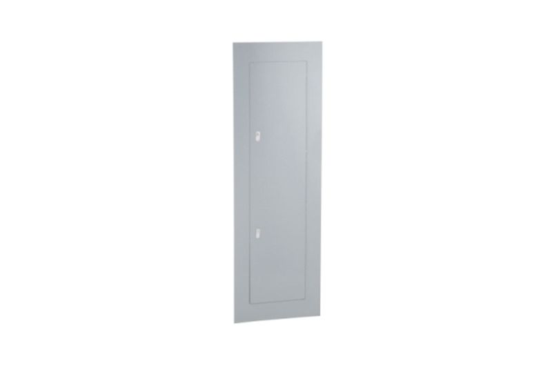 Cubierta superficial NF/NQ 50" NC62S Square D, panel metálico gris con puerta y cerraduras