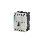 Main breaker tipo PDG2 (FD) 3x60A 600V CH Eaton, vista frontal del interruptor con palanca de accionamiento negra
