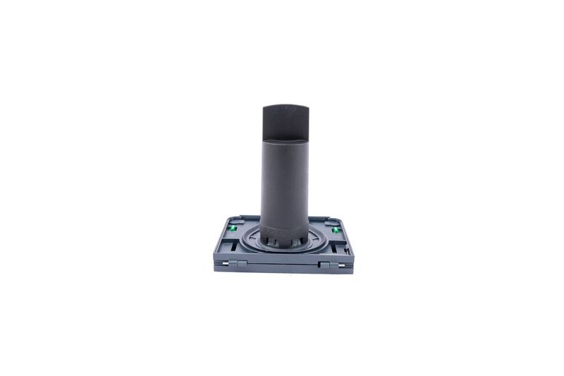 Kit para montaje de pantalla de variador en puerta de gabinete Schneider Electric, pieza plástica negra vista frontal