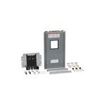 Kit para instalar breaker principal en tablero NF Square D de 250 amperios Marco J, piezas metálicas y tornillería desglosada