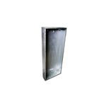 Caja para tablero Square D de 50 x 20 pulgadas, vista interior del gabinete metálico vacío