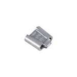 Conector tipo cuña 336-336 AWG Peco, vista lateral del cuerpo metálico con grabados técnicos en la superficie