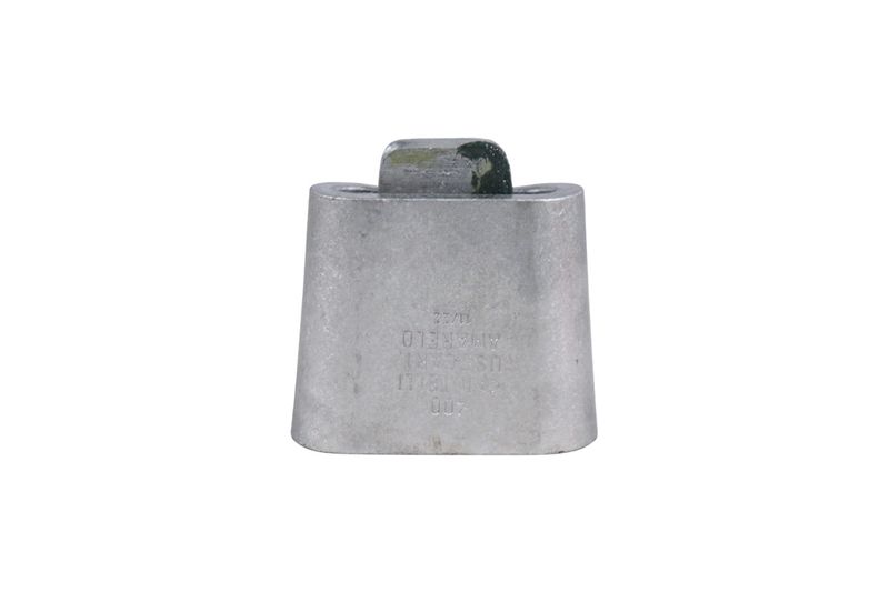 Conector tipo cuña 336-336 AWG Intelli Peco, vista frontal de la pieza metálica con grabados técnicos