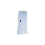 Tablero CHP 1F 120-240V 30 espacios 225AMP Eaton, vista frontal cerrada de la caja metálica gris con logo blanco