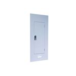Tablero CHP 1F con prevista para main CH 120-240V, 30 espacios, empotrar, 225 amp Eaton, vista frontal cerrada en color gris