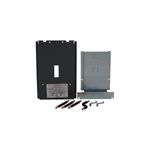 Kit para instalar breaker principal en tablero NQ Square D de 225 AMP marco Q, piezas metálicas negras y grises con cables