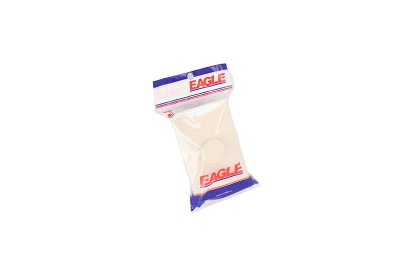 Dimmer plata Eagle de 600 W marfil, producto dentro de su empaque plástico transparente con logo de la marca