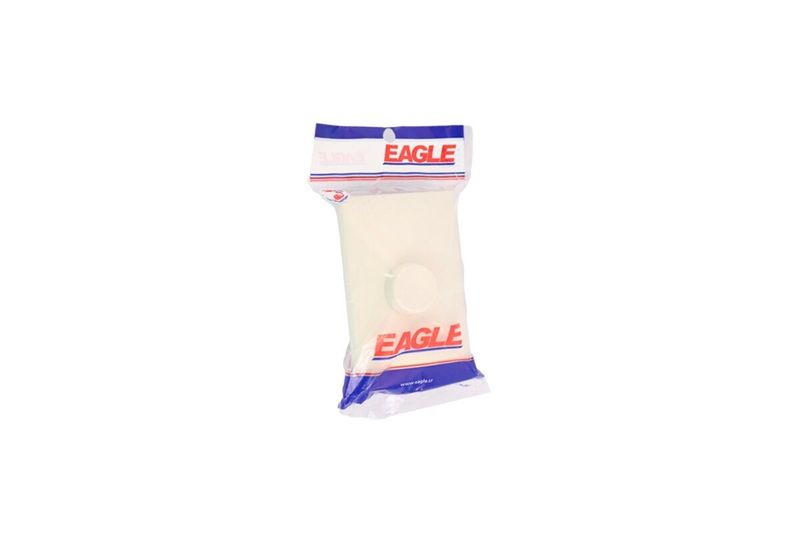 Dimmer plata Eagle de 600 W marfil, producto sellado en su empaque plástico transparente con logo de la marca
