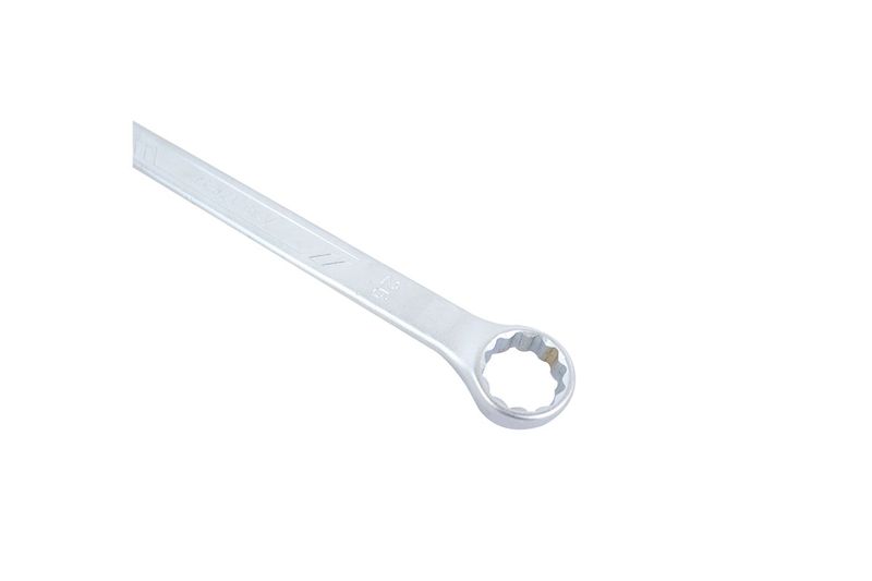 Llave combinada 12 puntos Stanley de 26 mm, vista detallada del extremo de la boca cerrada circular