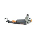 Esmeriladora angular eléctrica industrial Truper de 4-1/2 pulgadas, 1250 W y 110 V, vista lateral completa