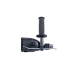 Taladro percutor eléctrico industrial Truper de 1/2 pulgada, 1200 W y 110 V, vista lateral con mango y llave de mandril