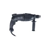 Taladro percutor eléctrico industrial Truper de 1/2 pulgada, 1200 W y 110 V, vista lateral completa del equipo negro