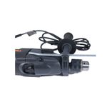 Taladro percutor eléctrico industrial Truper de 1/2 pulgada, 1200 W y 110 V, detalle del mango lateral y mandril