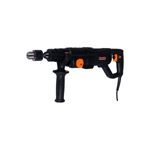 Rotomartillo eléctrico SDS Plus Truper de 3.5 julios y 800W industrial, vista lateral completa sobre fondo blanco