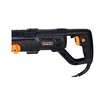 Rotomartillo eléctrico SDS Plus Truper de 3.5 julios y 800W industrial, vista lateral del cuerpo negro y detalles naranjas
