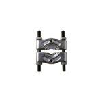 Extractor para balinera 30-50 mm Stanley, vista frontal de la herramienta metálica con tornillos de ajuste