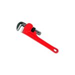 Llave Stilson Stanley de 36 pulgadas, vista lateral completa del mango rojo y la mordaza ajustable