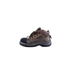 Bota seguridad punta composite Fierce Bumper mod 66099 #39 Rhino, vista lateral del calzado café con punta negra