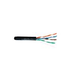 Cable UTP 4 pares para exterior con gel CAT5e Newlink, extremo pelado mostrando los hilos de colores trenzados