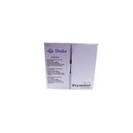 Cable UTP caja Draka azul Cat5e CM, vista frontal de la caja de cartón con especificaciones técnicas