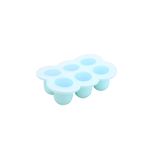 Nutribullet Baby 18 piezas Nutribullet, molde de silicona azul claro para congelar papillas con seis cavidades circulares