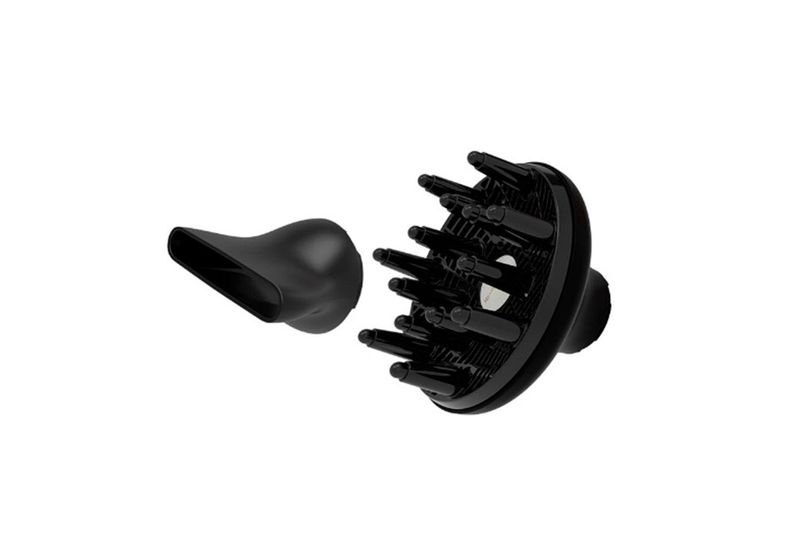 Secadora de cabello Keratina rosa Remington, boquilla concentradora y difusor de color negro