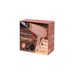 Secadora de cabello Keratina rosa Remington, caja de cartón con ilustración del producto y especificaciones técnicas