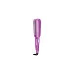 Plancha alisadora antiestática con turmalina Remington, vista lateral del equipo en color morado