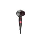 Secadora de cabello Pro Ceramic 2 velocidades Remington, vista frontal del cabezal y mango con interruptores rosados