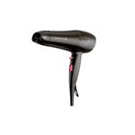 Secadora de cabello Pro Ceramic 2 velocidades Remington, vista lateral del cuerpo negro con interruptores rosas