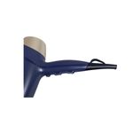 Secadora de cabello Sapphire Luxe Remington, perfil lateral del equipo en color azul marino y boquilla negra