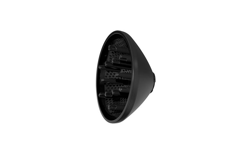 Secadora de cabello Supercare Pro con turmalina Remington, primer plano del difusor negro Accessories