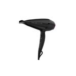Secadora de cabello Supercare Pro con turmalina Remington, vista lateral del equipo en color negro con detalle púrpura