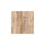 Baldosa 62x62 Laminum Mix Plus madera satinado Cecafi, vista frontal de la pieza con textura de tablones de madera