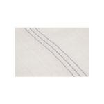 Toalla de baño tejido ladrillo blanco 27x50 Safdie, primer plano del detalle del tejido y la textura de la tela